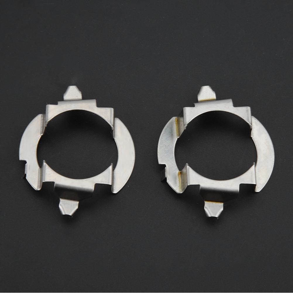 2pcs H7 LED Car Headlight Bulb Adapter Base Retainer Holder for Ford BMW