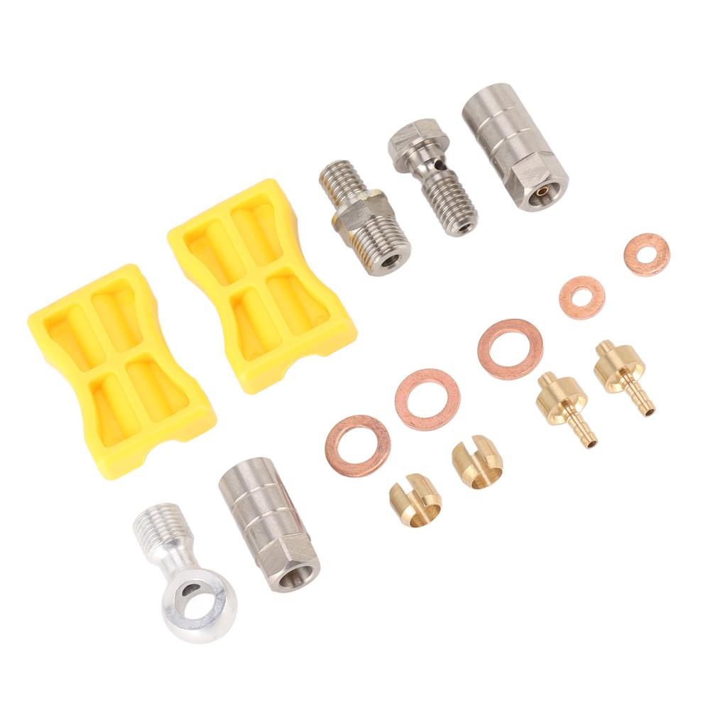 Bike Brake Hose Connector Aluminium Alloy Durable Easy Installation Hydraulic Bike Brake Hose Set for Hope