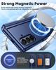 Phone Case with Included S Pen, Magnetic Ring and Hinge Protection, Hard Shell for Galaxy Z Fold 8 Ultra-Blue