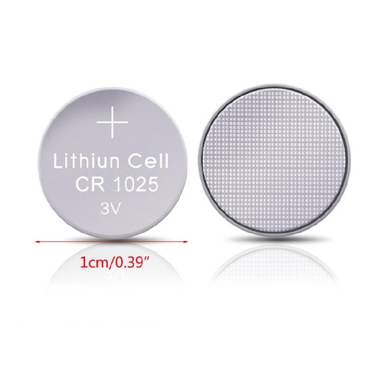 Temperature Resistant Button Batteries CR1025 3V Lithium Battery for Watches