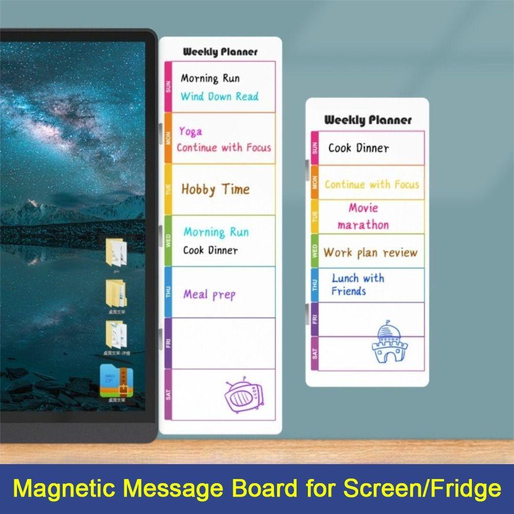 Whiteboard Surface Monitor Message Board Baked Paint Board Computer Note Board  Desktop Monitor