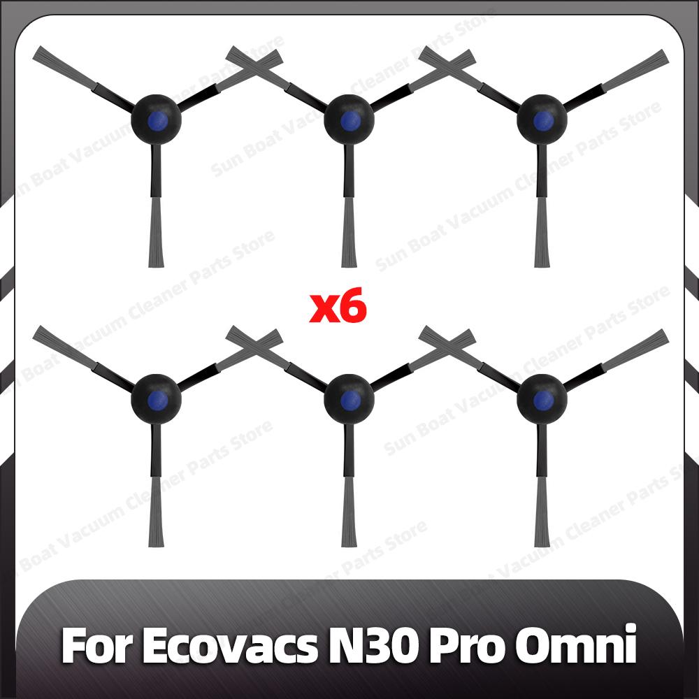 Compatible for Ecovacs N30 Pro Omni Replacement Main Side Brush Mop Pad Dust Bags Spare Parts Accessories