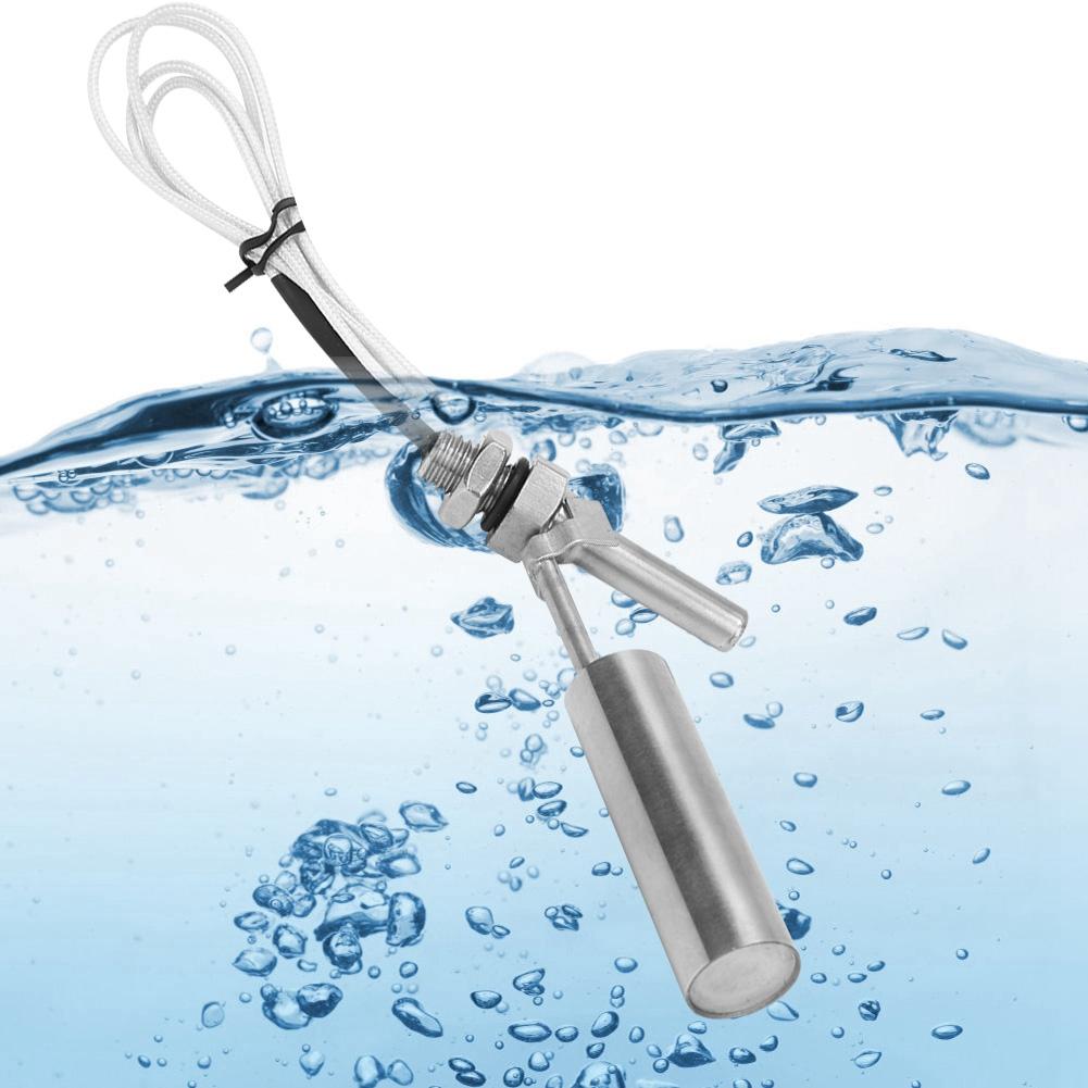 Liquid Water Level Float Sensor Switch 304 Stainless Steel 10mm Male Thread DC0?110V