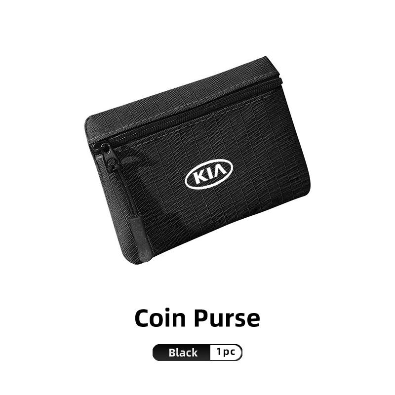JTAN5 For KIA Car Key Bag Wallet Zipper Coin Card Pouch Keychain Organizer Rio K5 K2 Sportage Ceed Sorento Picanto Stinger Soul