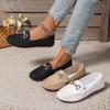 Comfortable Casual Versatile Women'S Flat Round-Toe Small Single Shoes Casual Loafers, Women Shoes