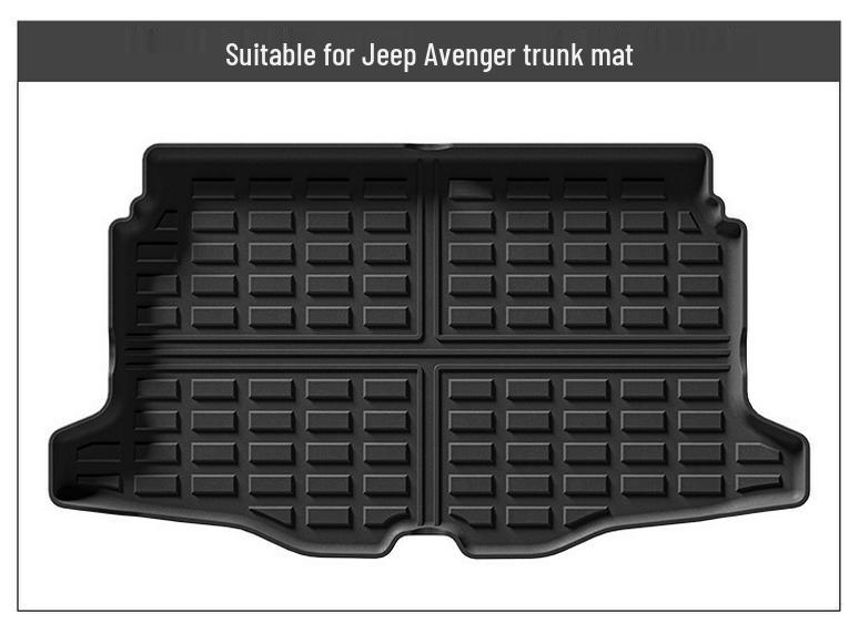These eco-friendly, stain-resistant TPE car mats fit 23 Jeep Avenger models and are available for cross-border import.