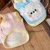 XS-XL Winter Puppy Clothes Fleece Lined Cute Cartoon Pet Jacket Pet Costume Anti-licking Cat Hair Puppy Coat