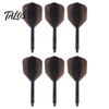 Clear Dart Tail 6Pcs Professional Precise Flying Indoor Outdoor 2Ba 4Ba Long-lasting Transparent Plastic Integrated Shaft Flight Replacement