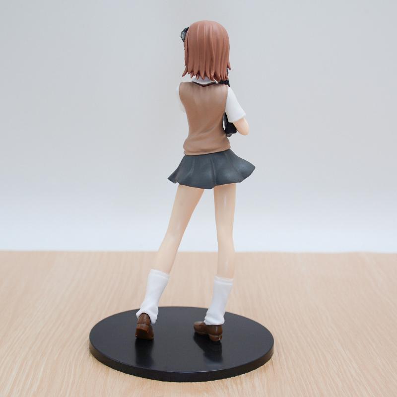 17cm Anime a Certain Index Magic Misaka Mikoto Railgun Girl Anime Figure Action Figures Pvc Cartoon Anime Model Toy Present