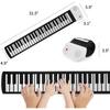 49 Keys Musical Keyboard Portable Silicon Hand Roll Up Piano Electronic Keyboard Organ for Children Music Lover