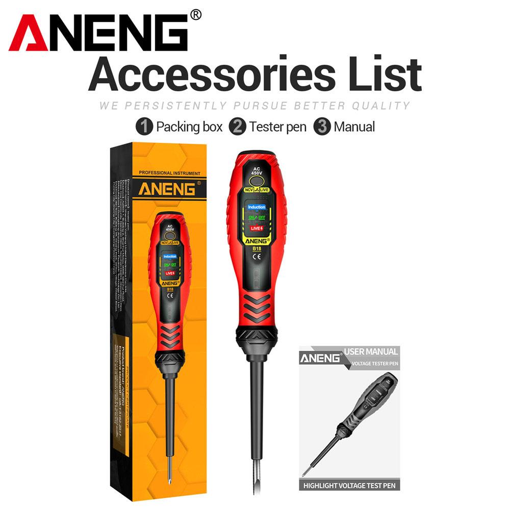 ANENG Digital Multimeter Tester Voltage Automotive Current AN101+B18 Highlight Voltage Portable Professional Electrician Tools