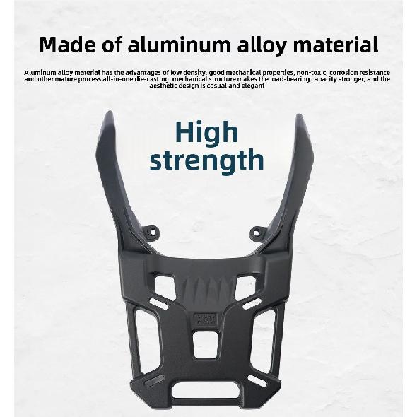 For 2023 Honda ADV160 Motorcycle Modification Aluminum Alloy Rear Luggage Rack Cargo Shelf Trunk Tail Box