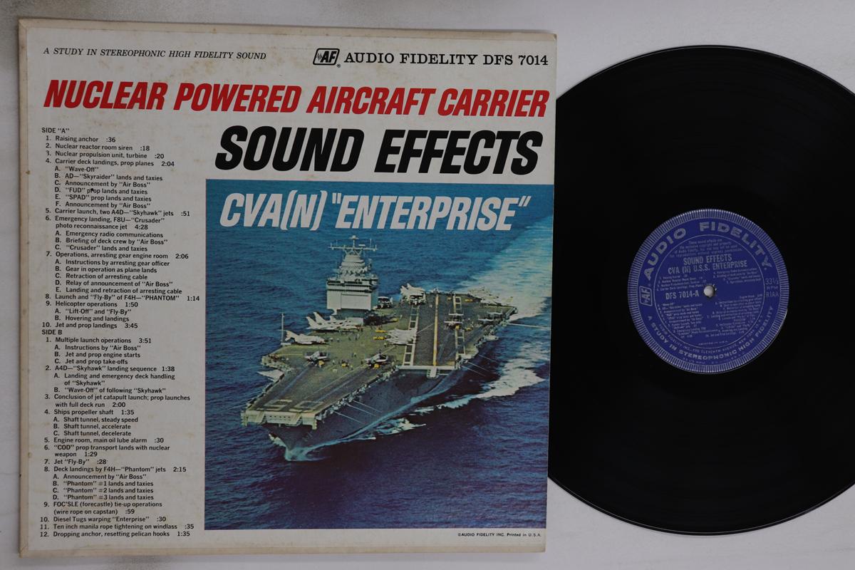 

LP Record VARIOUS Nuclear Powered Aircraft Carrier So DFS7014 AUDIO FIDELITY 1963 US Military Used