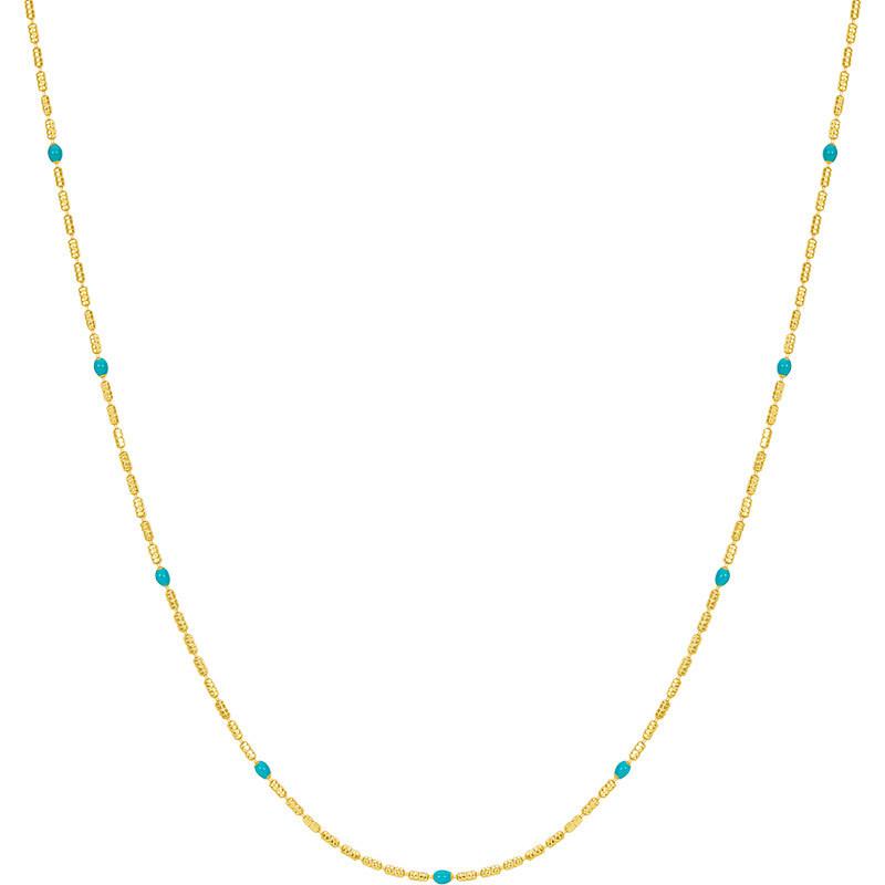 Female New Chinese Style Micro Inlaid Zircon Horse Eye Collarbone Necklace necklace