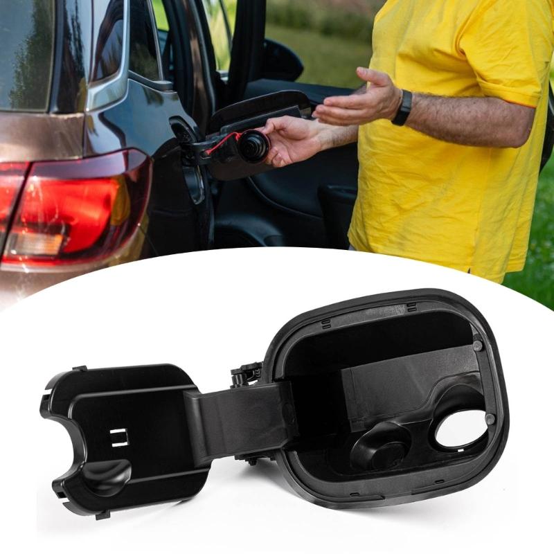 Polymer Fuel Filler Pipe Cover Gas Cap Fuel Door Pocket Assembly For Full Size Pickup Models Providing Secure Connection