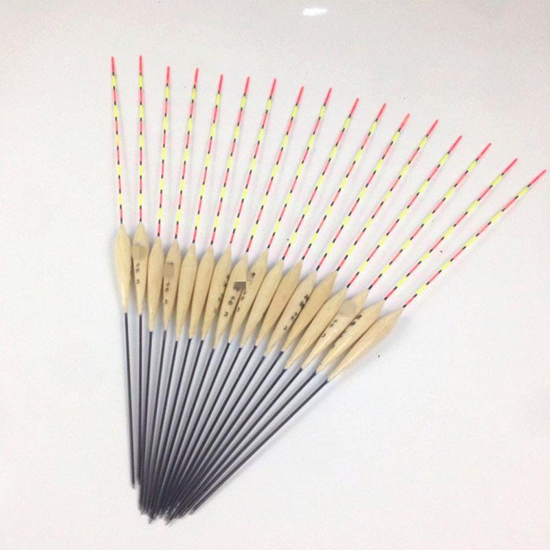 10 Pcs Fishing Floats Shallow Water And Ice Floats Fishing Spools Fishing Accessories Wooden Floats Fishing Gear