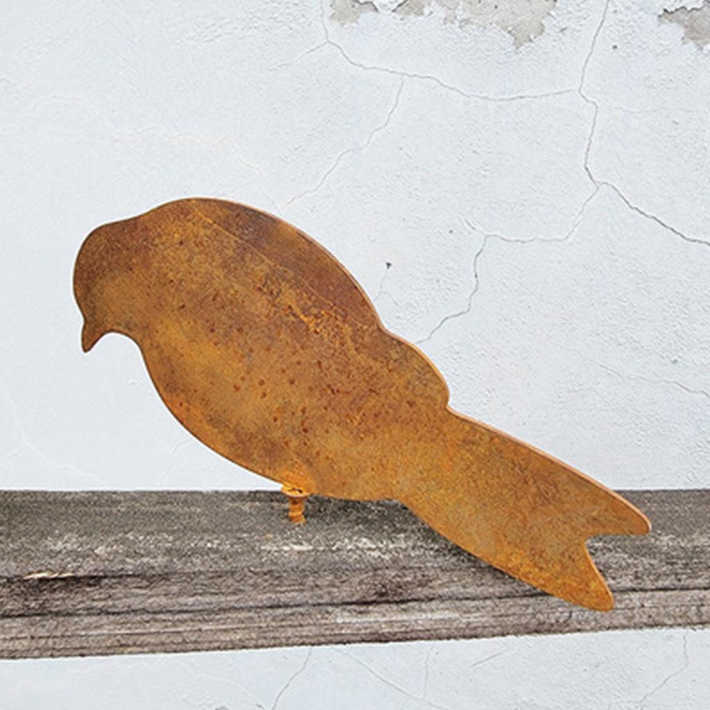 Iron Flowerpot Decoration Cartoon Plug-In Animal Landscaping Aging Resistance Holiday Gifts Retro Waterproof for Outdoor Garden