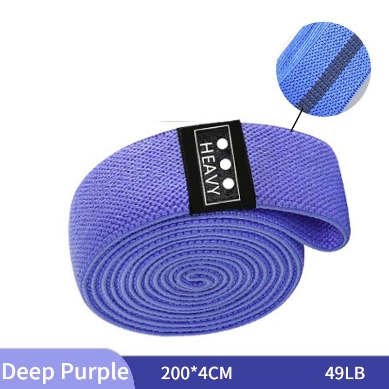 105lb Long Resistance Loop Band Kit Unisex Fitness Yoga Elastic Bands Hip Circle Thigh Squat Band Workout Gym Equipment for H Practical Use