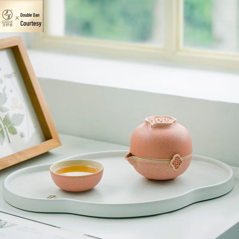 Edenus Duofu Ceramic Portable Travel Tea Set