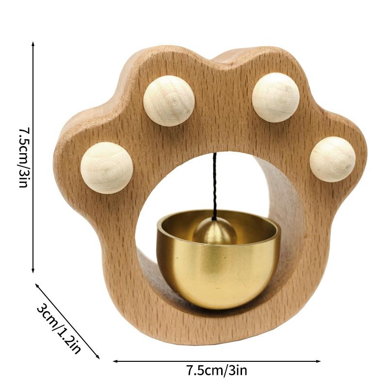 Cat Paw Doorbell Japanese Room Decor Outdoor Wind Chimes Wall Hanging Pendants Accessorie Wind Music Bell Christmas Decoration