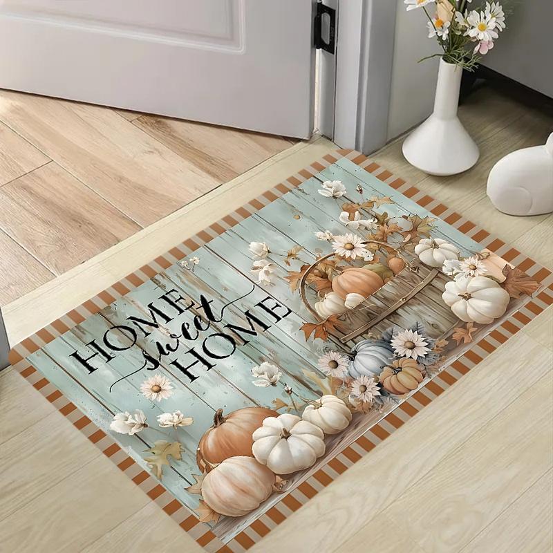 

Sunflower Pattern Carpet Mat Rug Home Decoration Living Room Bedroom Floral Design Non Slip Durable Warm Welcome Floor Mat 50X80cm