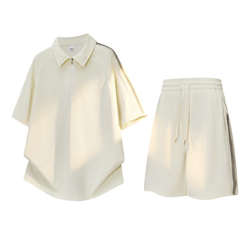 Men's Summer 2026 Cool Ice Silk Short Sleeve Running Set