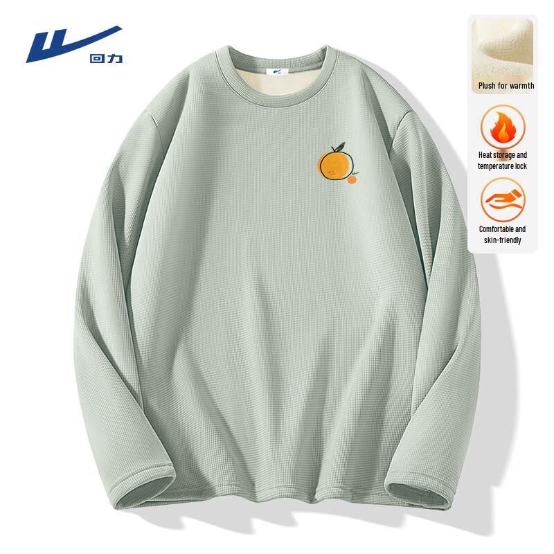 Warrior Unisex Waffle Knit Fleece-Lined Long Sleeve Tee XL