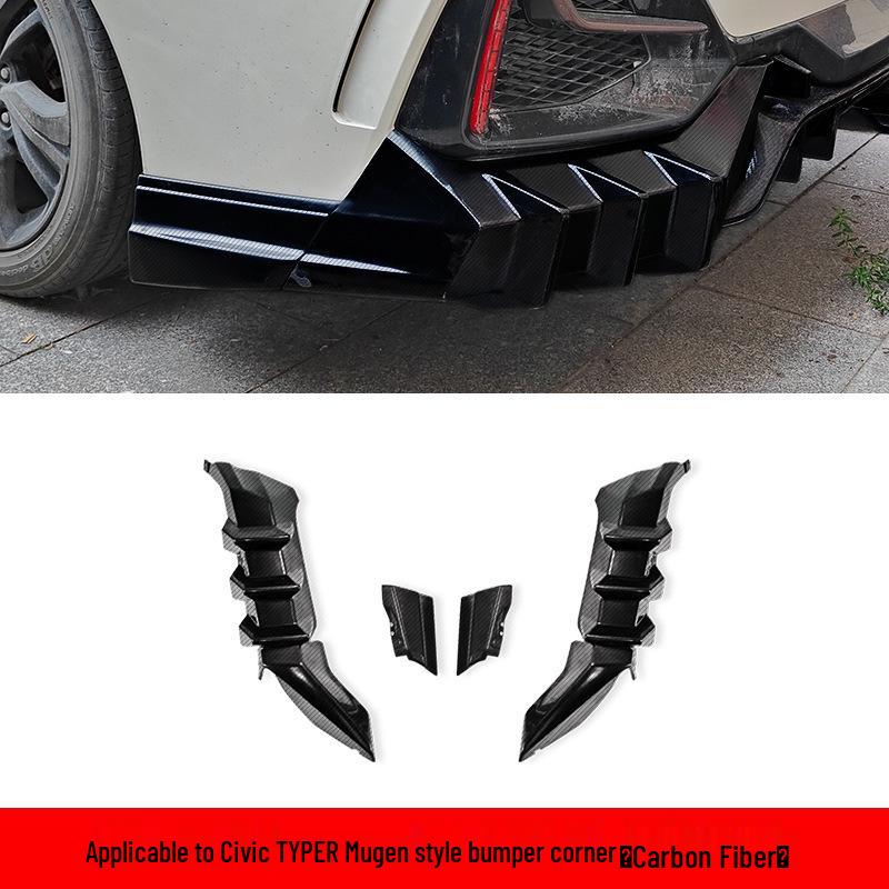 Kit Lip Spate și Difuzor Civic Type R Generația a Zecea - Model Mugen Unlimited