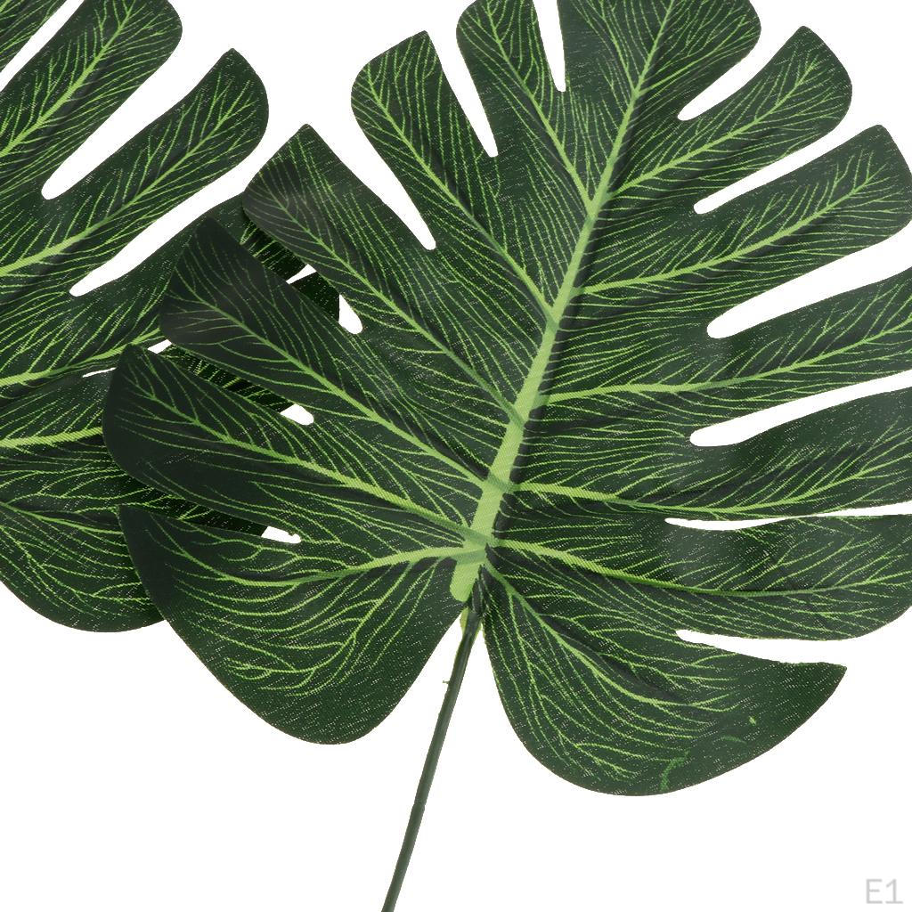 5 Artificial Faux Foliage Palm Home Decor