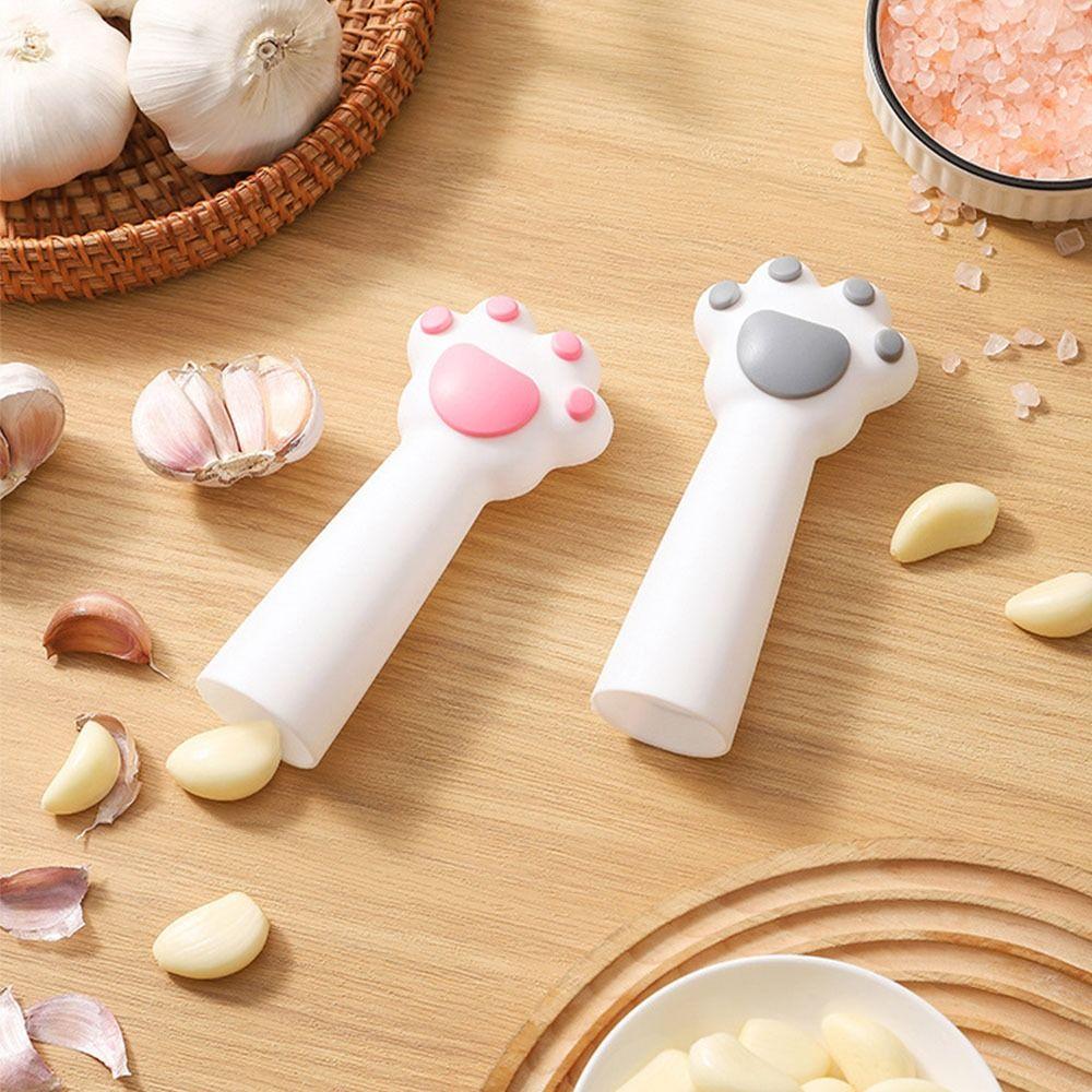 Cat Claw Garlic Roller Silicone Peeling Tube Creative Garlic Peeler  Garlic Peeling Tool
