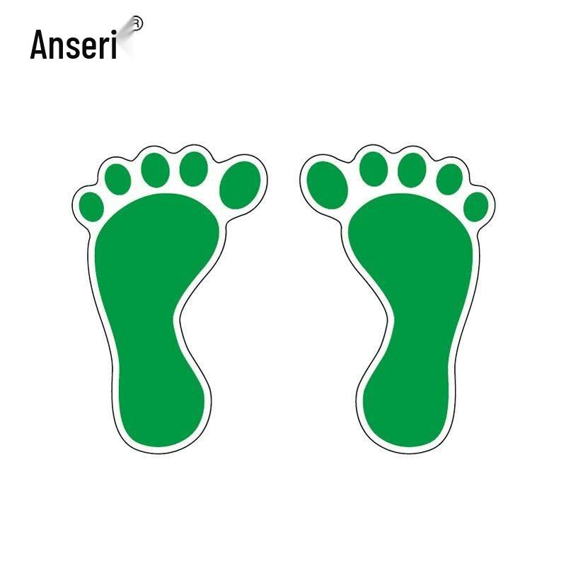 5S Management Q-Version Footprint Floor Sticker