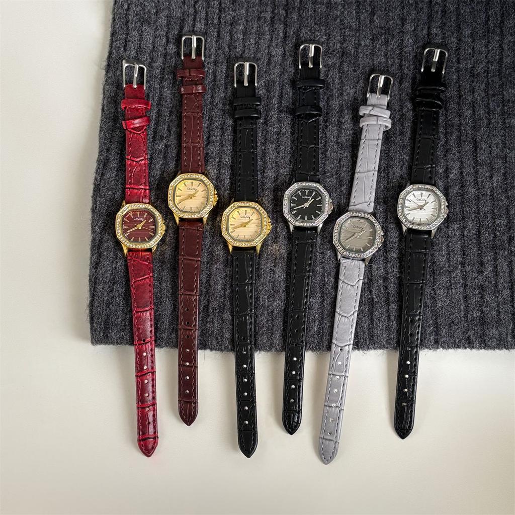 Mori Literary And Artistic Women'S Student Watch, High-End Wind Temperament, Simple Diamond-Encrusted Quartz Watch