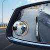 2 stk Rund ramme Konveks blindsone speil Sikkerhet Kjøring Vidvinkel 360 grader Justerbar Klart bakspeil Bil