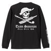 Girls Panzer Final Chapter Shark Team Rib Long Sleeve Black M Size & T-Shirt