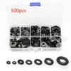 500PCS Boxed Nylon High Temp Insulation Flat Plastic Washers
