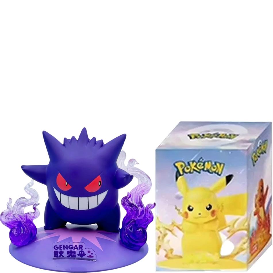12Pcs Pokemon Action Figure Blind Box Pikachu Anime Models Desktop Decoration Kids Gift