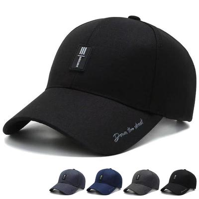 Fashion Letter Label Decoration Adjustable Golf Baseball Cap Cotton Hip Hop Caps Outdoor Sports Sunscreen Hat Couple Hats