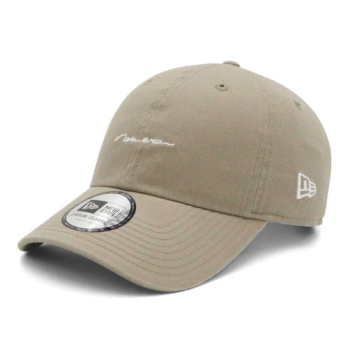 

New Era Casual Classic Cap Pebble Handwritten ONSPOTZ and Casual Classic New Era BB UV Trendy Functional Hat (14699713, NER36C8034), Beige, Logo,