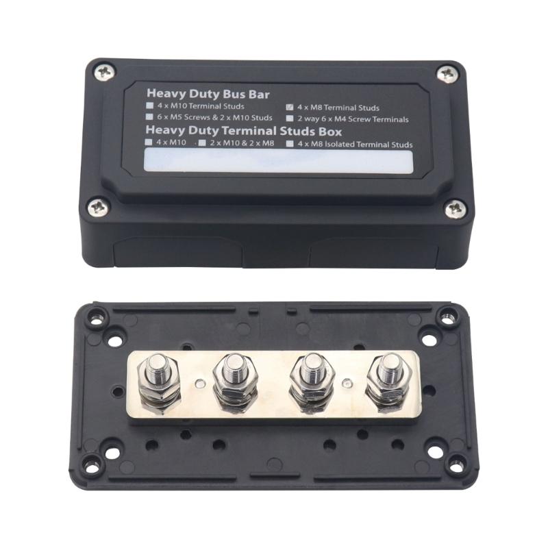 Reliable Power Junction Box 300A DC48V Enhances Wire Organization in Car & Boat