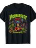 Unisex T-shirt Horrorfest Midnight Mayhem Vintage Monster Halloween T-Shirt