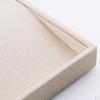Jewelry Display Tray with Compartment Multi-purpose Stackable Box Beige