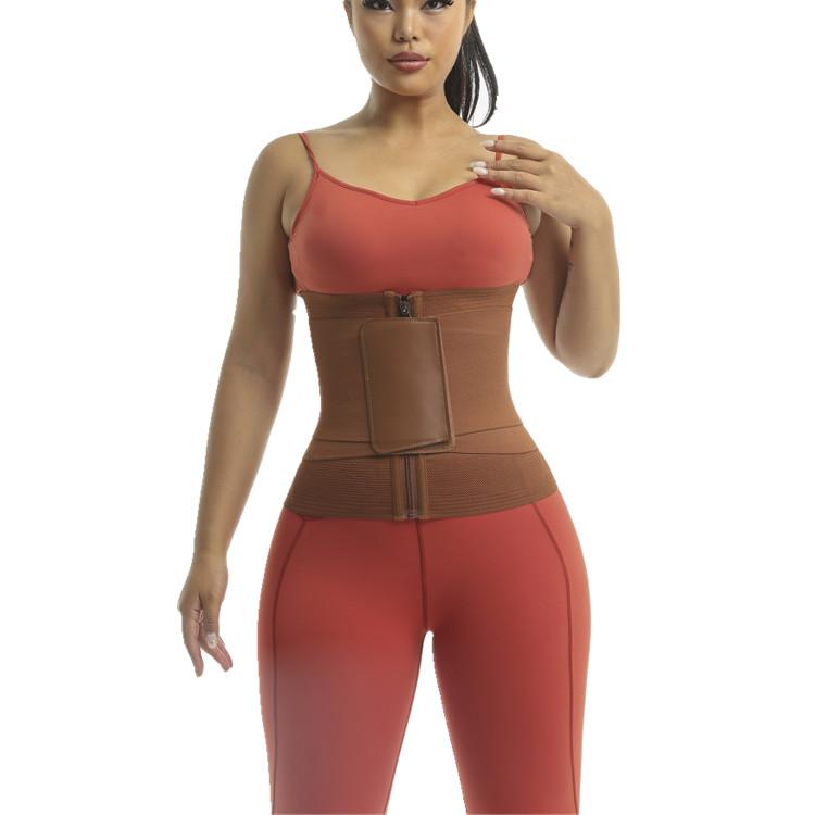 Women's Custom Logo Gym Workout Sweat Trimmer Belt Thin Neoprene for Faja Latex Body Shaper Breathable Waist Trainer