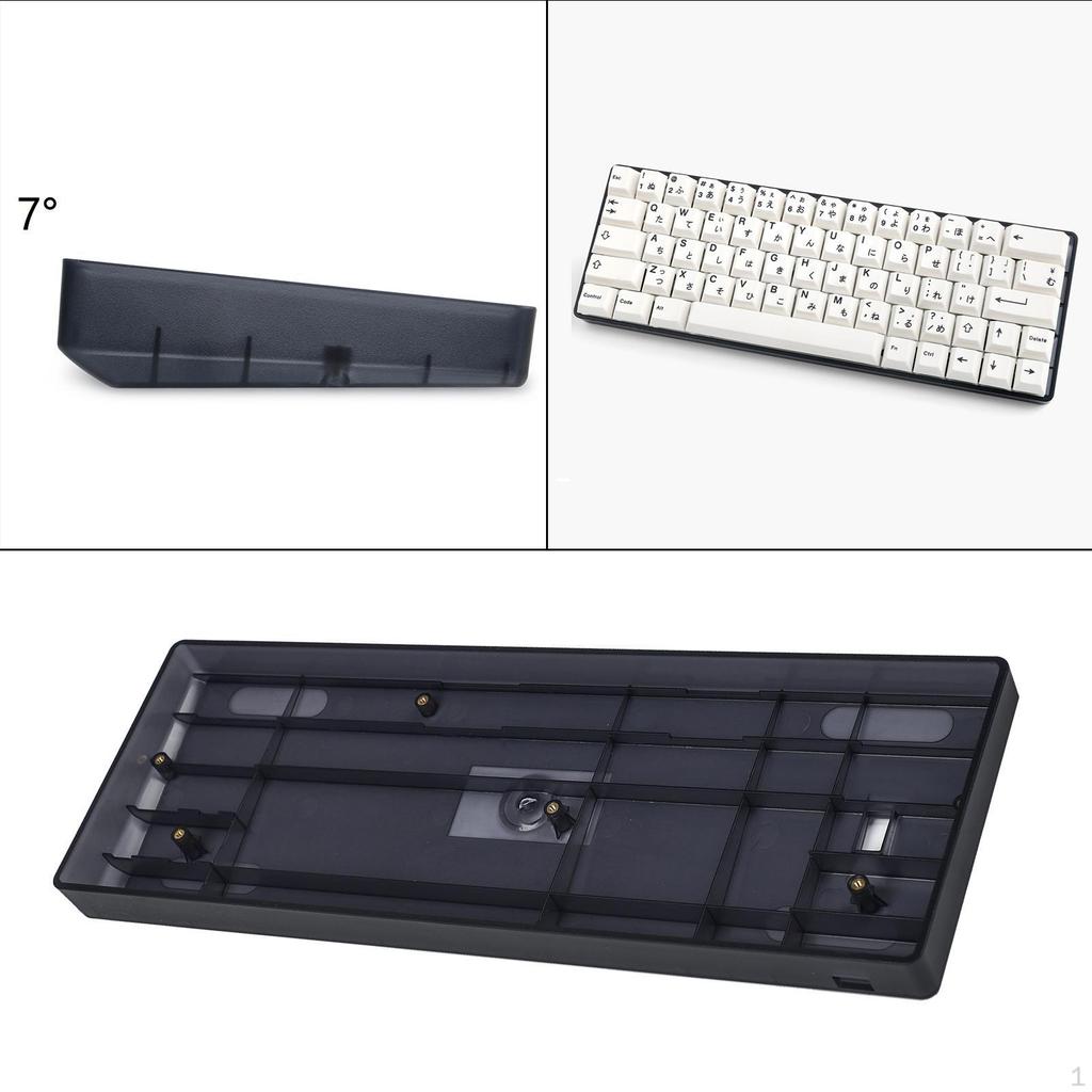 Compact Plastic Case for POKER 2 60% Mechanical Keyboard, Easy Assembly