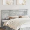 Headboard with Concrete Grey Headboard 180 cm Particleboard