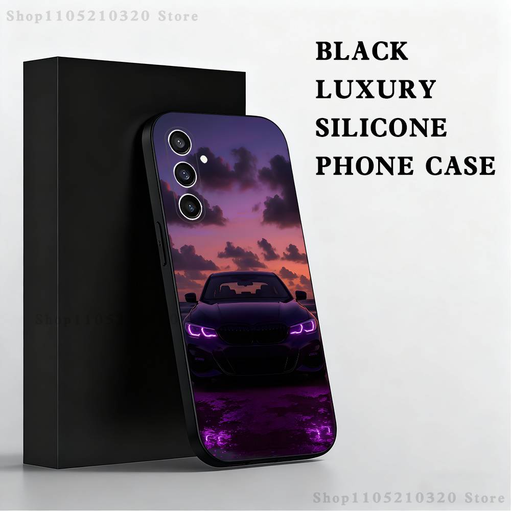 Super cool B-Bmw-ES car Phone Case  For Samsung S 25,24,23,22,30,21,10,9,Ultra,Plus,Lite,FE,4,5 G Black Soft Case