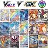 100 Cartes Pokémon Brillantes VSTAR GX EX VMAX MEGA ÉQUIPE TAG Énergie Dresseur Dracaufeu Pikachu Collection Carte de Combat S23