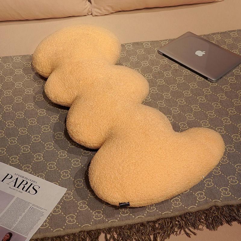 Luxury Wave Long Pillow: Stylish Backrest Cushion for Sofa, Bed, or Dorm - Perfect Gift for Couples.