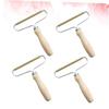 Generic Lint Remover Manual Hair Removal Tool Wooden Handle Suitable Clothing Furniture Car Interior No Residue Easy Pet