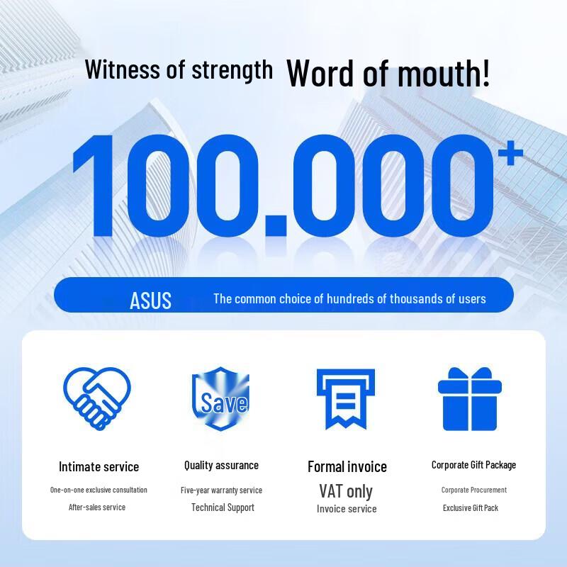 ASUS High-Performance Business & Gaming Desktop PC (CN version)