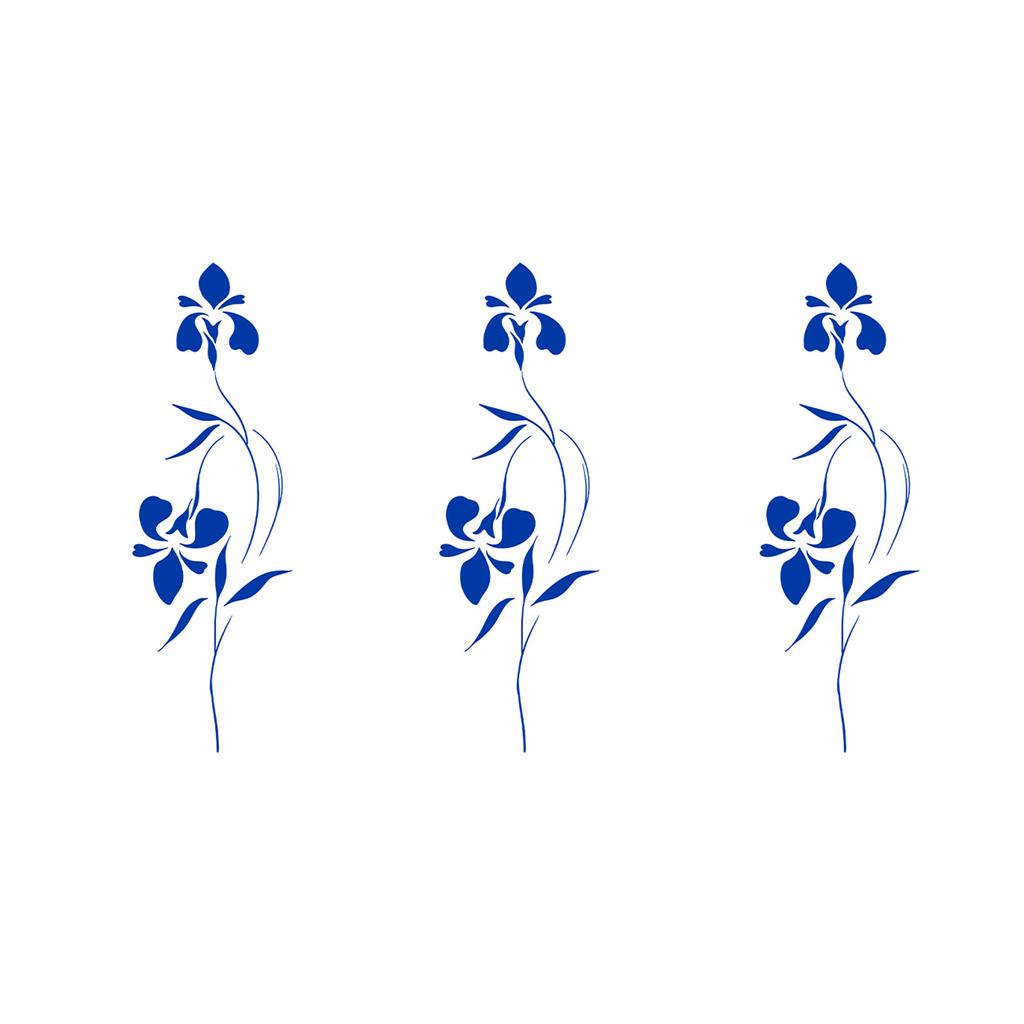High-End Small Fresh Color Beautiful English Flower Hand Collarbone Simulation Flower Tattoo Sticker